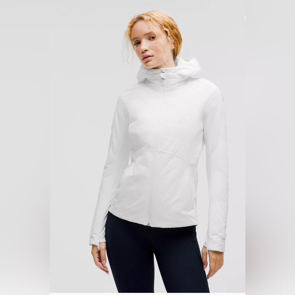 🆕Lululemon🍋 Another Mile Jacket Colour White Sz 6